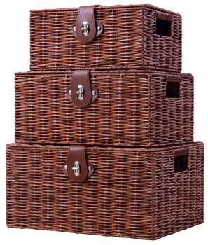 Storage Basket With Lids