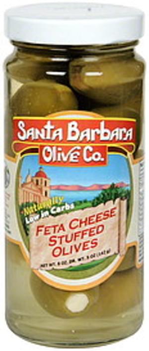 SANTA BARBARA: Olive Stfd Feta Chs Jar, 5 oz