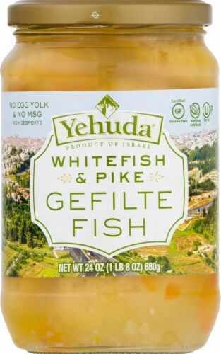 YEHUDA: Fish White Pike Gefilte, 24 oz