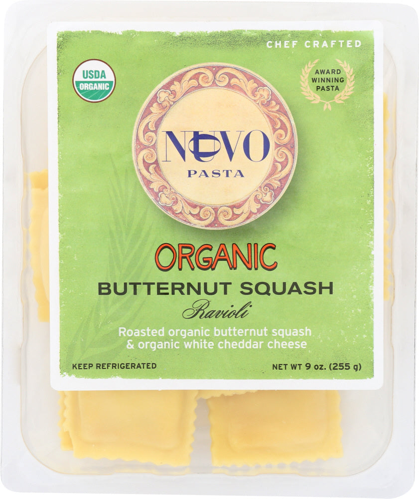 NUOVO PASTA: Organic Butternut Squash Ravioli, 9 oz