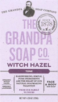 GRANDPAS: Soap Bar Witch Hazel, 4.25 oz