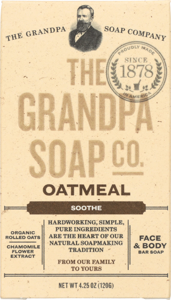 GRANDPAS: Soap Bar Oatmeal, 4.25 oz