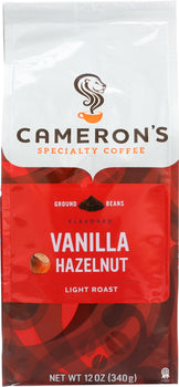 CAMERONS COFFEE: Vanilla Hazelnut Coffee Ground, 12 oz