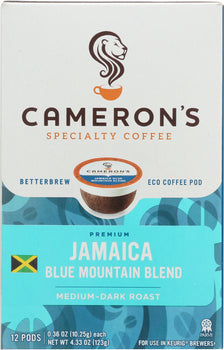 CAMERONS COFFEE: Jamaica Blue Mountain Coffee Ss, 4.33 oz