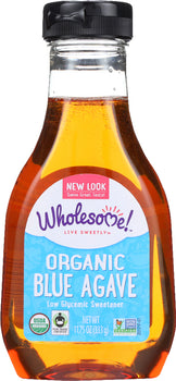 WHOLESOME SWEETENERS: Organic Blue Agave, 11.75 oz