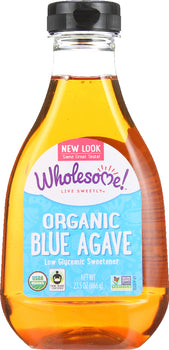 WHOLESOME SWEETENERS: Organic Blue Agave, 23.5 oz