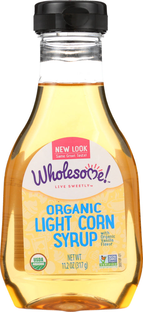 WHOLESOME SWEETENERS: Organic Light Corn Syrup, 11.2 oz