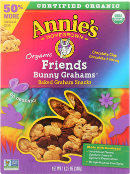 ANNIES HOMEGROWN: Organic Bunny Graham Friends, 11.25 oz