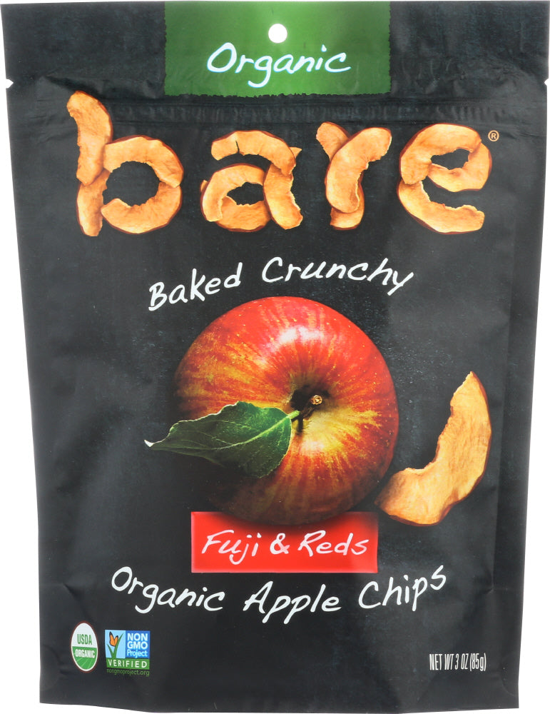 BARE: Organic Crunchy Apple Chips Fuji and Reds, 3 oz