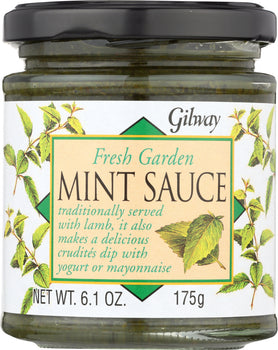 GILWAY: Fresh Garden Mint Sauce, 6.1 oz