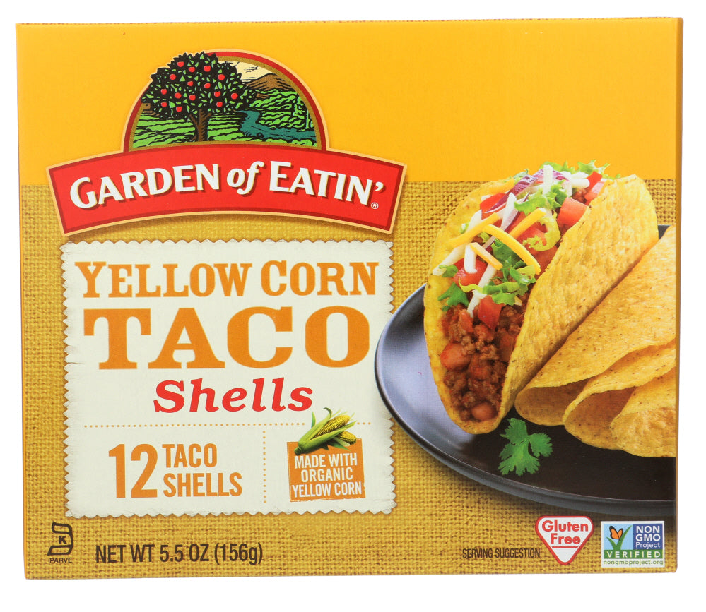 GARDEN OF EATIN: Yellow Corn Taco Shells, 5.5 oz