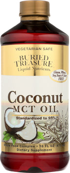 BURIED TREASURE: Coconut MCT Oil, 16 oz