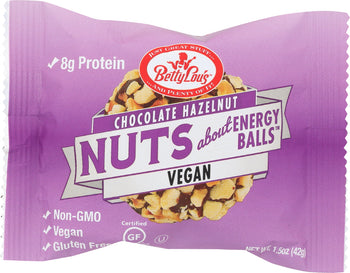 BETTY LOUS: Chocolate Hazelnut Energy Balls, 1.5 oz