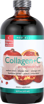 NEOCELL: Collagen+C Pomegranate Liquid, 16 oz