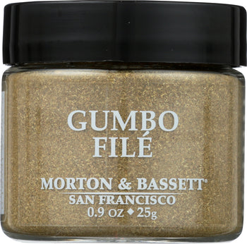 MORTON & BASSETT: Gumbo File Seasoning, 0.9 oz