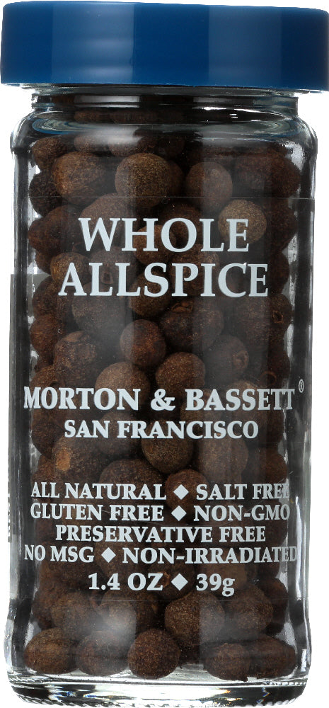 MORTON & BASSETT: All Natural Whole All Spice, 1.4 oz