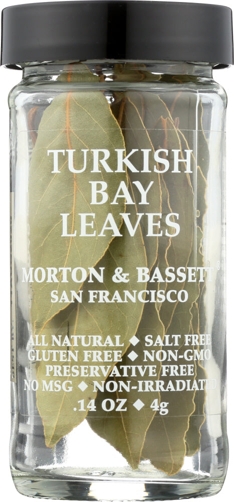 MORTON & BASSETT: Bay Leaves Turkish, 0.1 oz