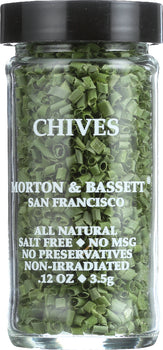 MORTON & BASSETT: Chives, 0.12 oz