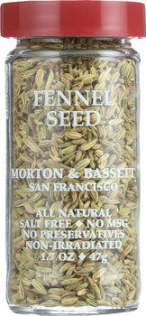 MORTON & BASSETT: Fennel Seed, 1.9 oz