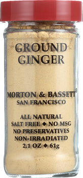 MORTON & BASSETT: Ground Ginger, 2.1 oz