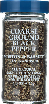 MORTON & BASSETT: Coarse Ground Black Pepper, 2.1 oz