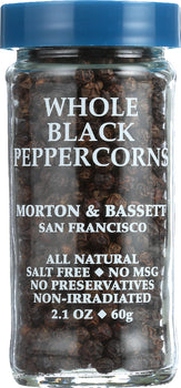 MORTON & BASSETT: Whole Black Peppercorns, 2.1 oz