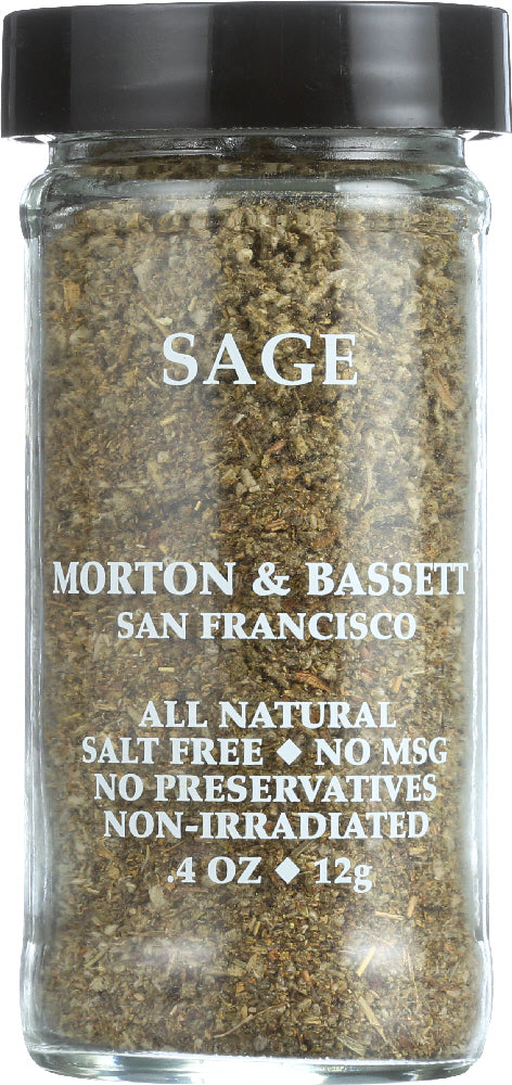 MORTON & BASSETT: Spices Sage, 0.4 oz