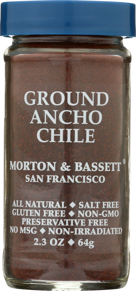 MORTON & BASSETT: Ground Ancho Chili Powder, 2.3 oz