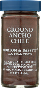 MORTON & BASSETT: Ground Ancho Chili Powder, 2.3 oz