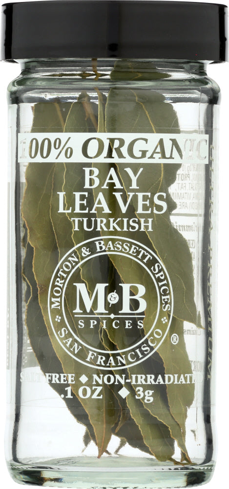 MORTON & BASSETT: Organic Turkish Bay Leaves, 0.1 oz