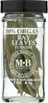 MORTON & BASSETT: Organic Turkish Bay Leaves, 0.1 oz