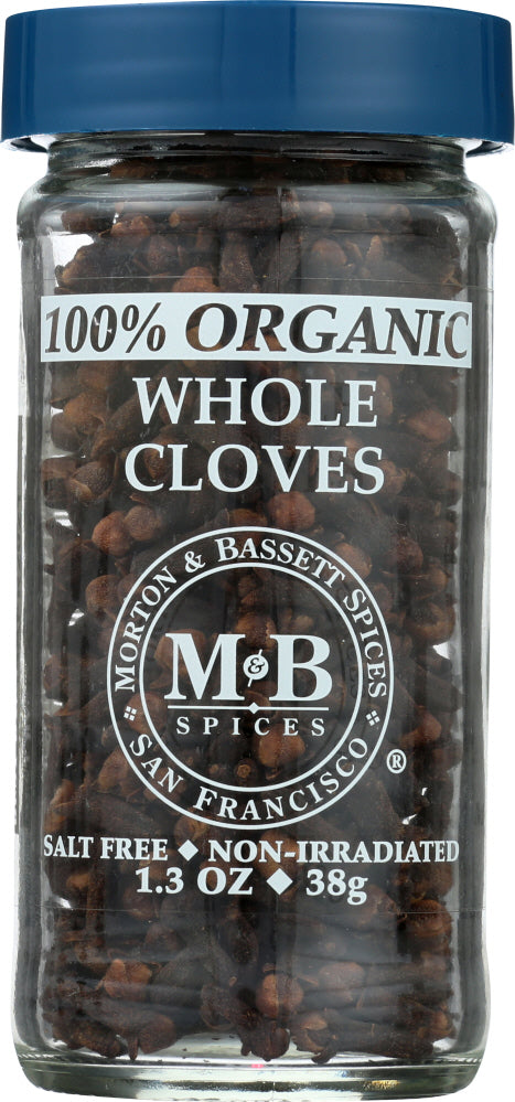 MORTON & BASSETT: Organic Whole Cloves, 1.3 oz