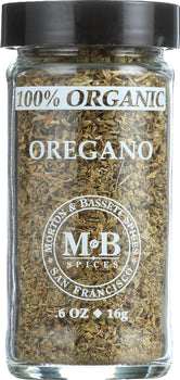 MORTON & BASSETT: Organic Oregano, .6 oz