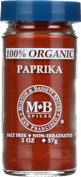 MORTON & BASSETT: Organic Paprika, 2 Oz