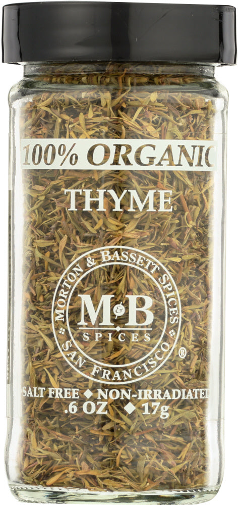 MORTON & BASSETT: Organic Thyme, .9 Oz