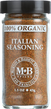 MORTON & BASSETT: Organic Italian Seasoning, 1.5 oz