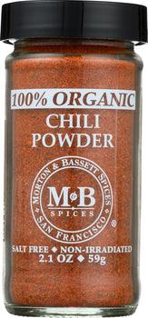 MORTON & BASSETT: Organic Chili Powder, 2.1 oz