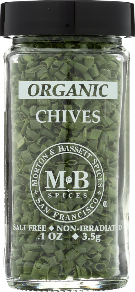 MORTON & BASSETT: Organic Chives, 0.1 oz