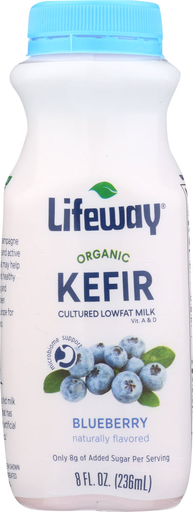 LIFEWAY: Blueberry Lowfat Kefir, 8 oz