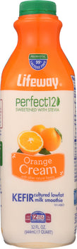 LIFEWAY: Perfect12 Orange Cream Kefir, 32 oz