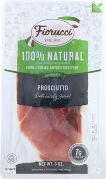 FIORUCCI: Prosciutto Sliced, 3 oz