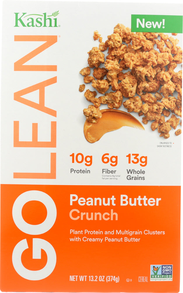 KASHI GO LEAN: Peanut Butter Crunch Cereal, 13.2 oz