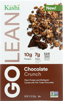 KASHI GO LEAN: Chocolate Crunch Cereal, 12.2 oz