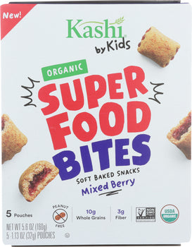 KASHI: Kids Mixed Berry Bites Organic, 5.6 oz