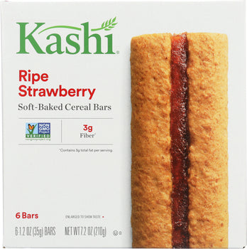 KASHI: Cereal Bar Ripe Strawberry, 7.2 oz