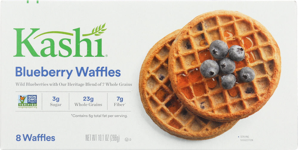 KASHI: Whole Grain Blueberry Waffles, 10.1 oz