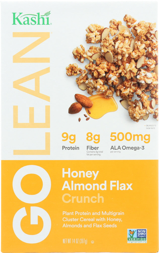 KASHI: Go Lean Crunch! Honey Almond Flax Cereal, 14 oz