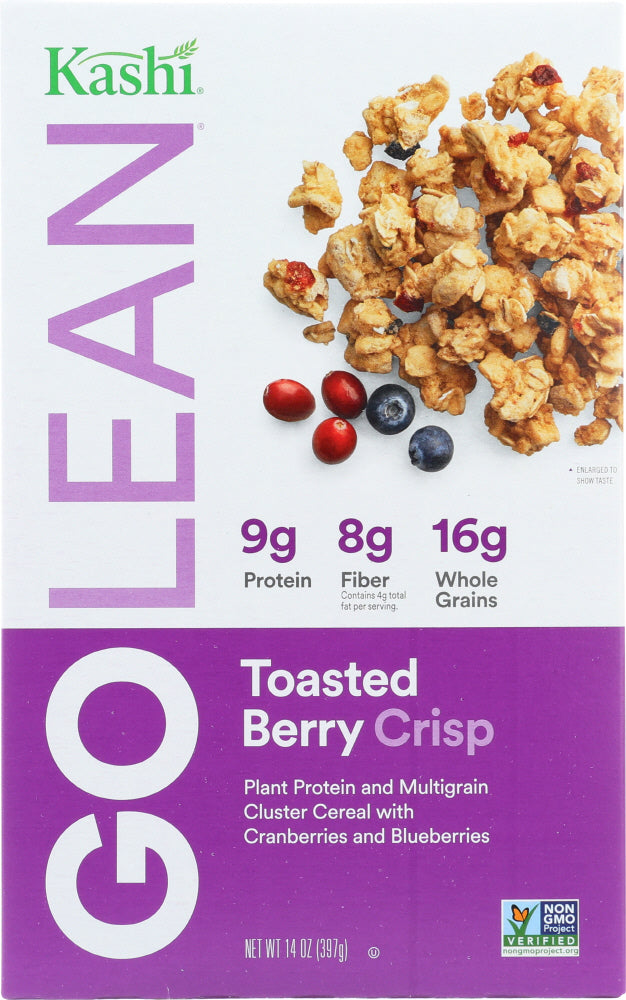 KASHI GO LEAN: Toasted Berry Crisp Cereal, 14 oz