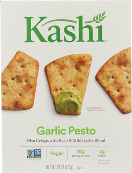 KASHI:Pita Crisps Garlic Pesto, 7.9 oz