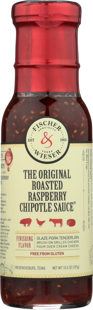 FISCHER & WIESER: Roasted Raspberry Chipotle Sauce, 10.5 oz